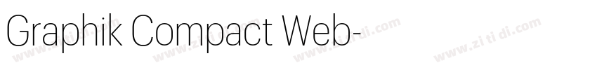 Graphik Compact Web字体转换